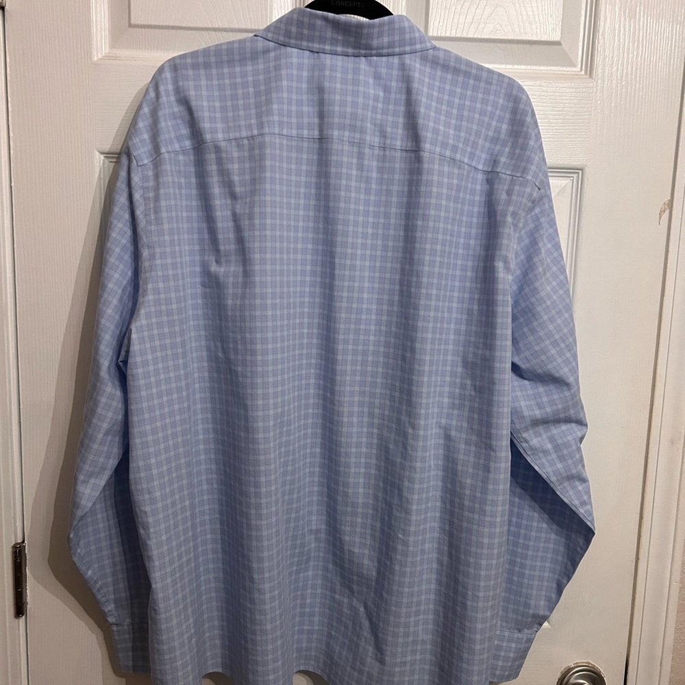 UNTUCKit NWOT Mens XXXL wrinkle-free relaxed fit long sleeve plaid button up - Picture 10 of 11